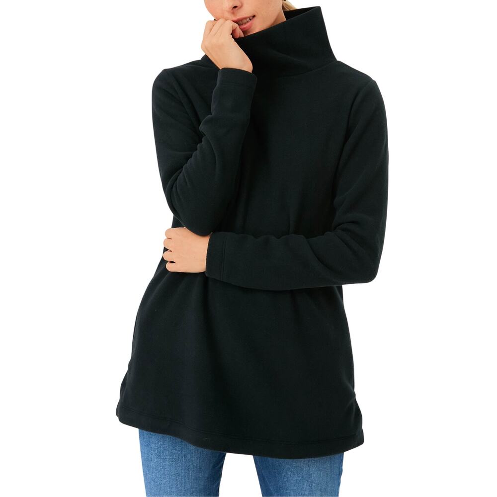 Tuckernuck Cozy Black Cobble Hill Turtleneck Tunic Size S - Picture 1 of 5